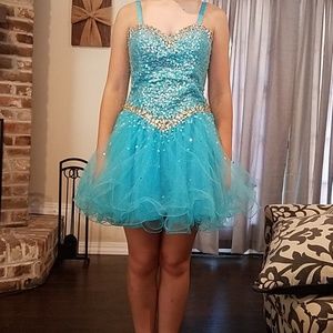 Mori Lee semi formal dress